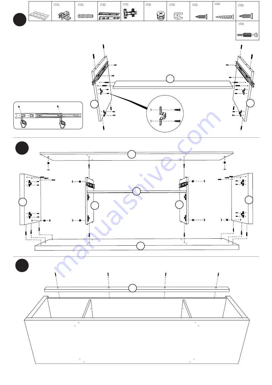 Manhattan Comfort 1023800 Assembly Instructions Manual Download Page 4