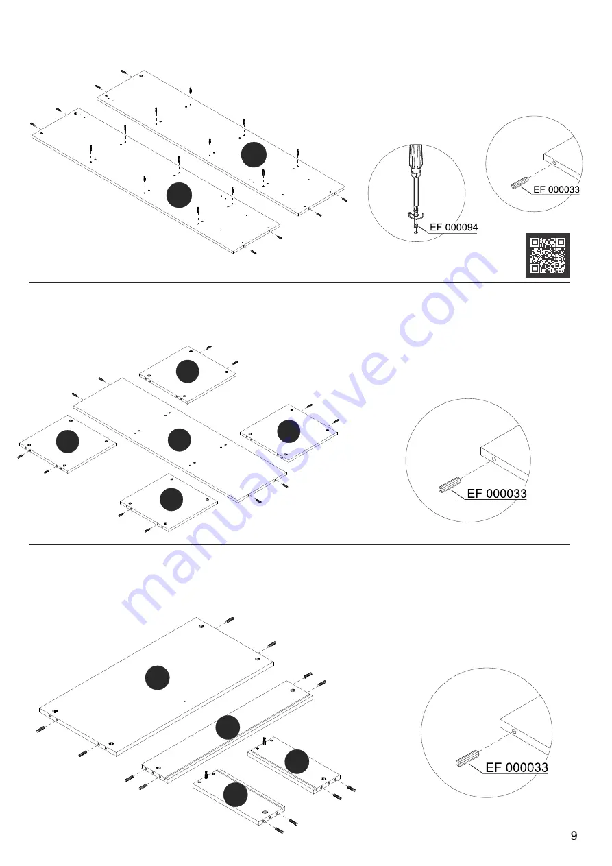 Manhattan Comfort 401AMC Assembly Instructions Manual Download Page 9