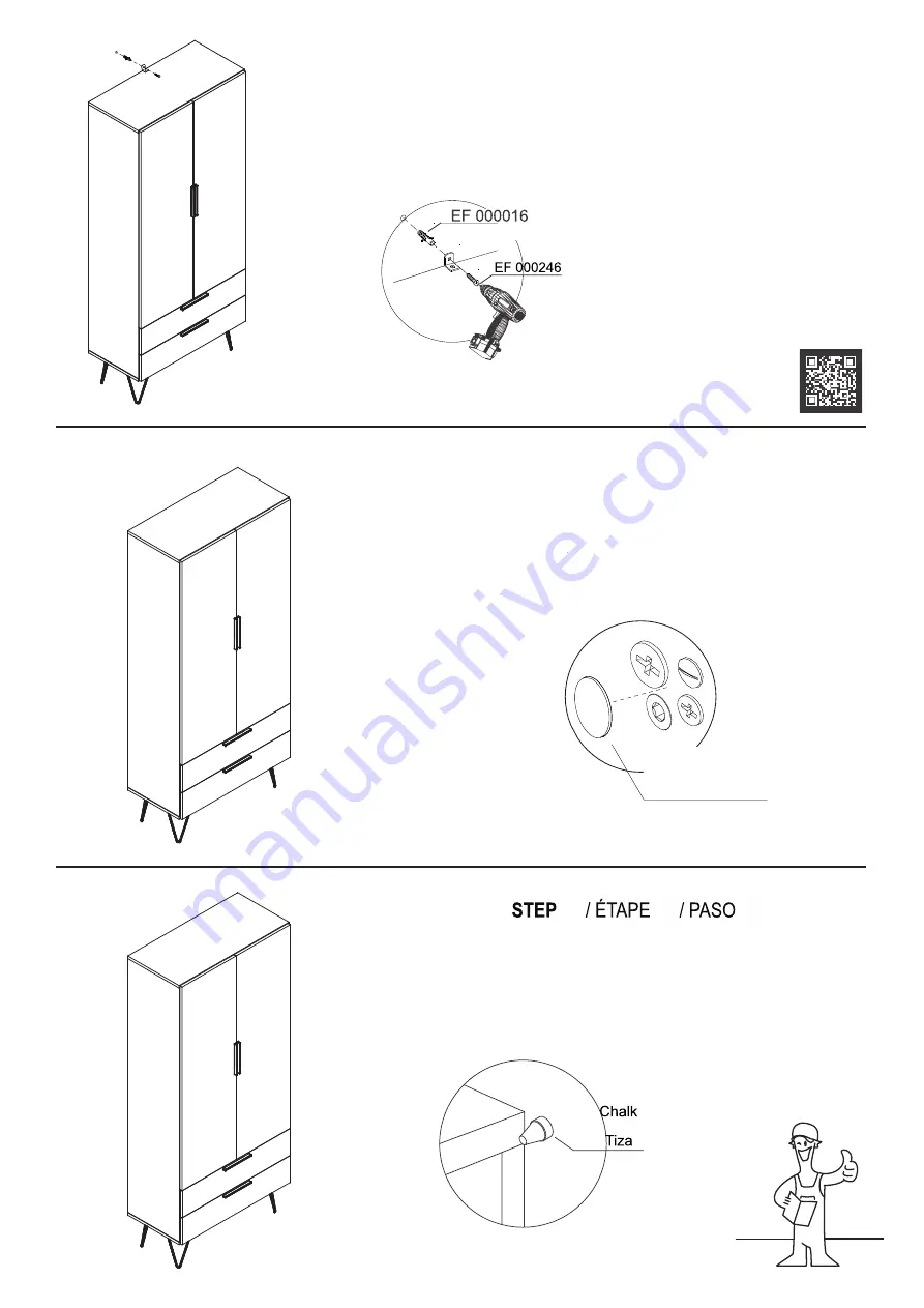 Manhattan Comfort 401AMC Assembly Instructions Manual Download Page 15