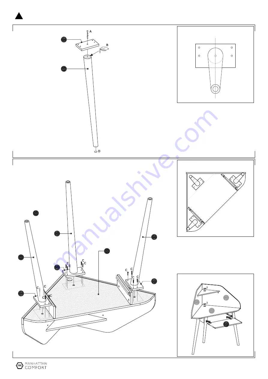 Manhattan Comfort Bradley 229BMC6 Скачать руководство пользователя страница 5