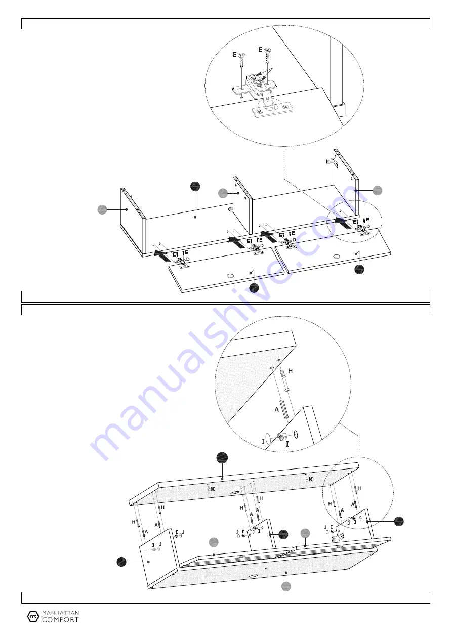 Manhattan Comfort Liberty 42.28 Quick Start Manual Download Page 5