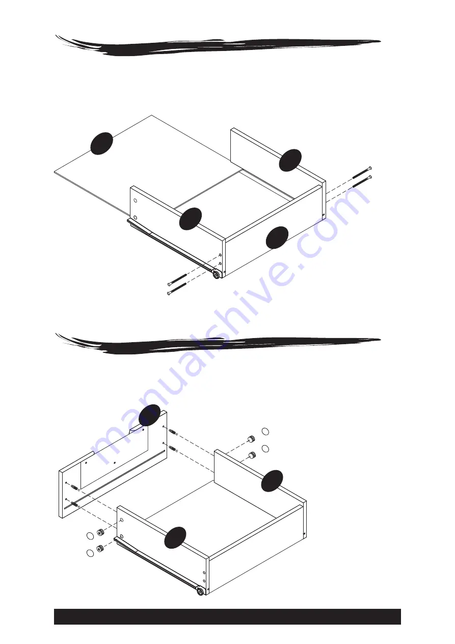 Manhattan Comfort Rockefeller nightstand 01 drawer Assembly Instructions Manual Download Page 6