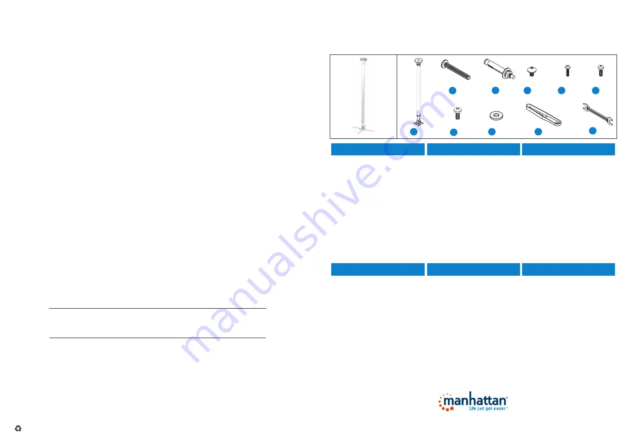 Manhattan 424868 Instructions Download Page 1