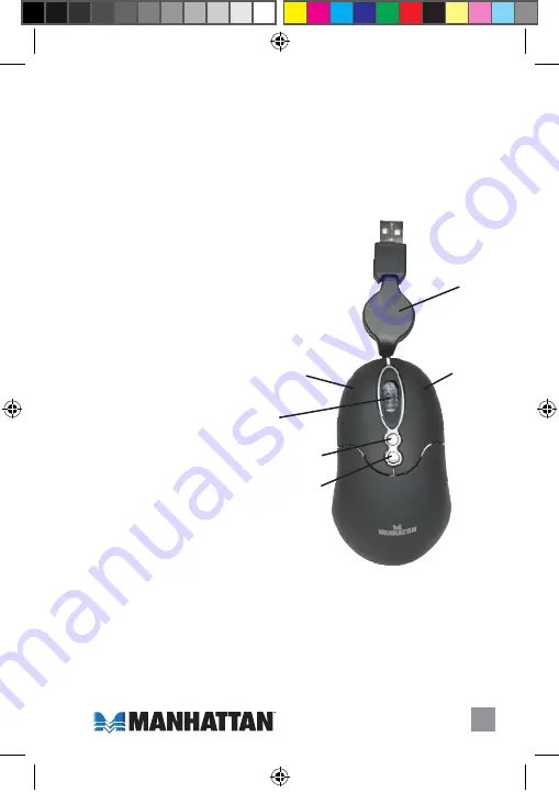 Manhattan MM1 Optical Mobile Mini Mouse Скачать руководство пользователя страница 3