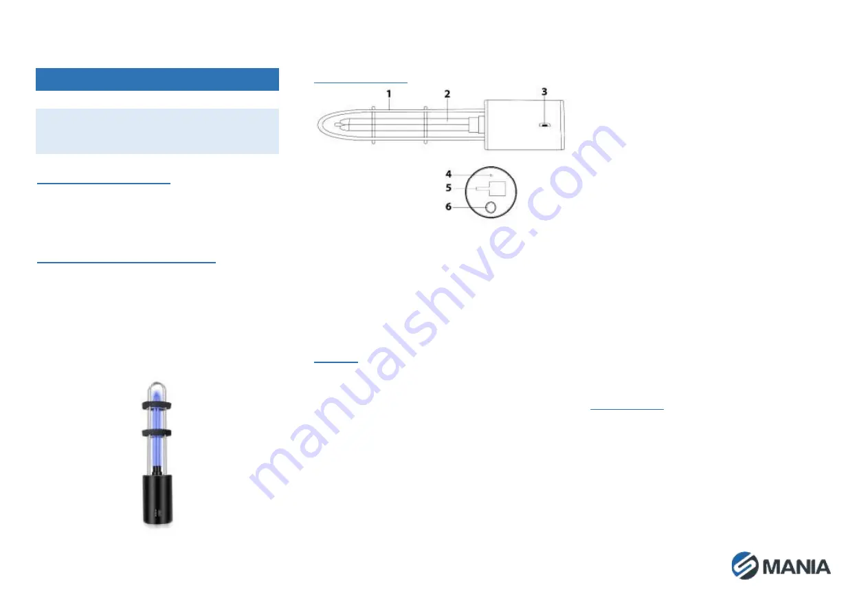 Mania WONDERRAY UV Instruction Manual Download Page 1