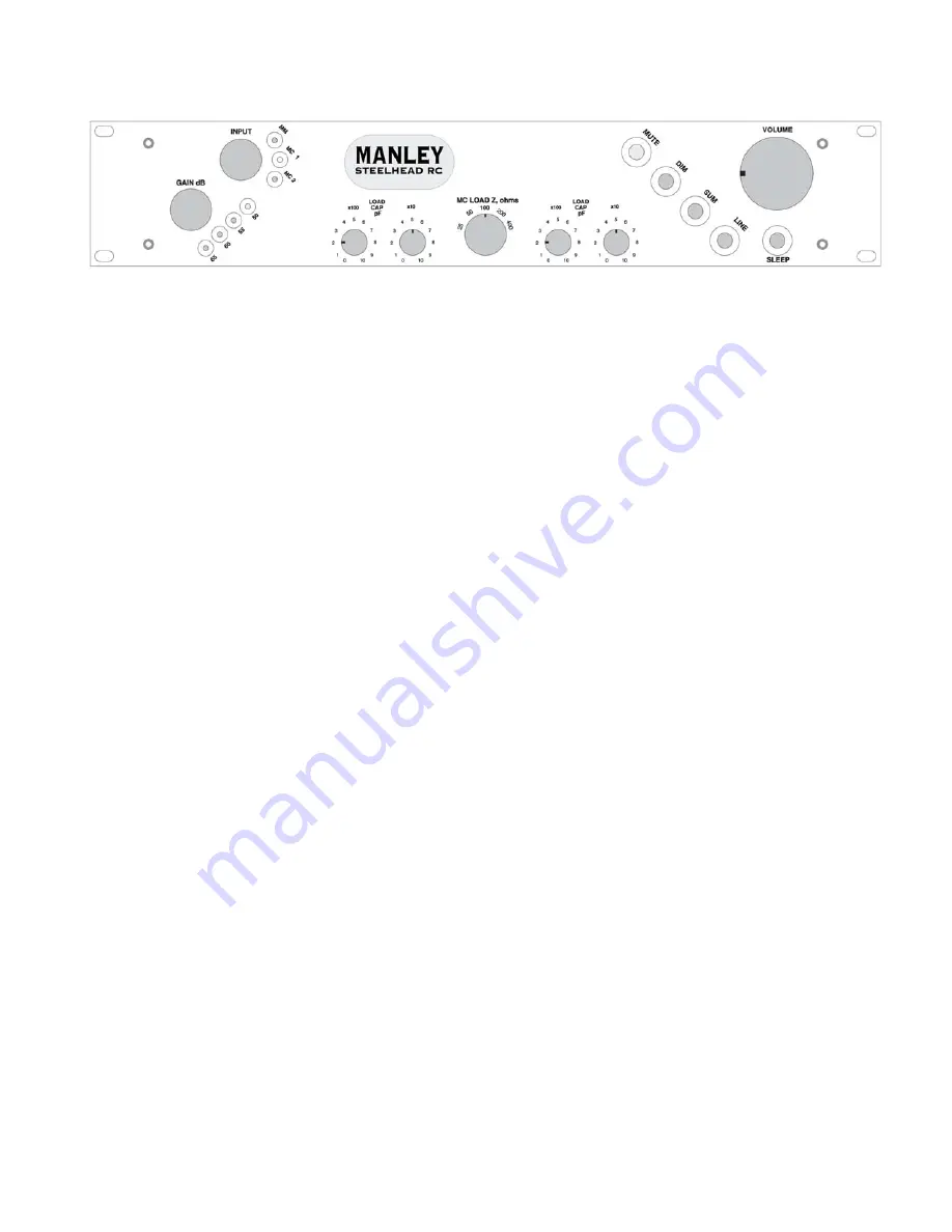 Manley STEELHEAD RC Owner'S Manual Download Page 9