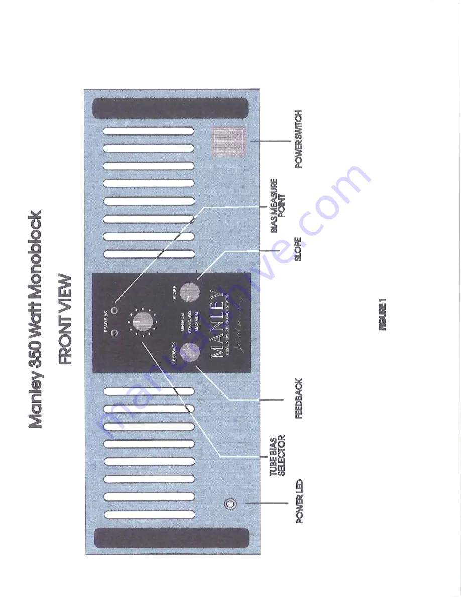 Manley STUDIO STANDARD 350 WATT MONOBLOCK AMPLIFIER Скачать руководство пользователя страница 6