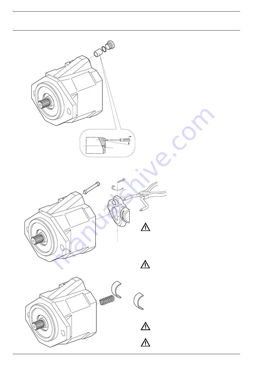 Mannesmann A10VNO 41 DFR Repair Instructions Download Page 12