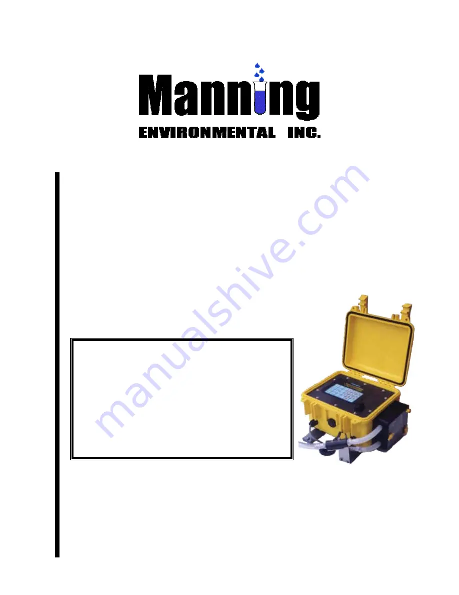 Manning YB8 Скачать руководство пользователя страница 1