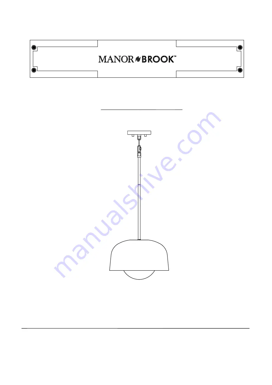 MANOR BROOK MB 00730 Скачать руководство пользователя страница 1