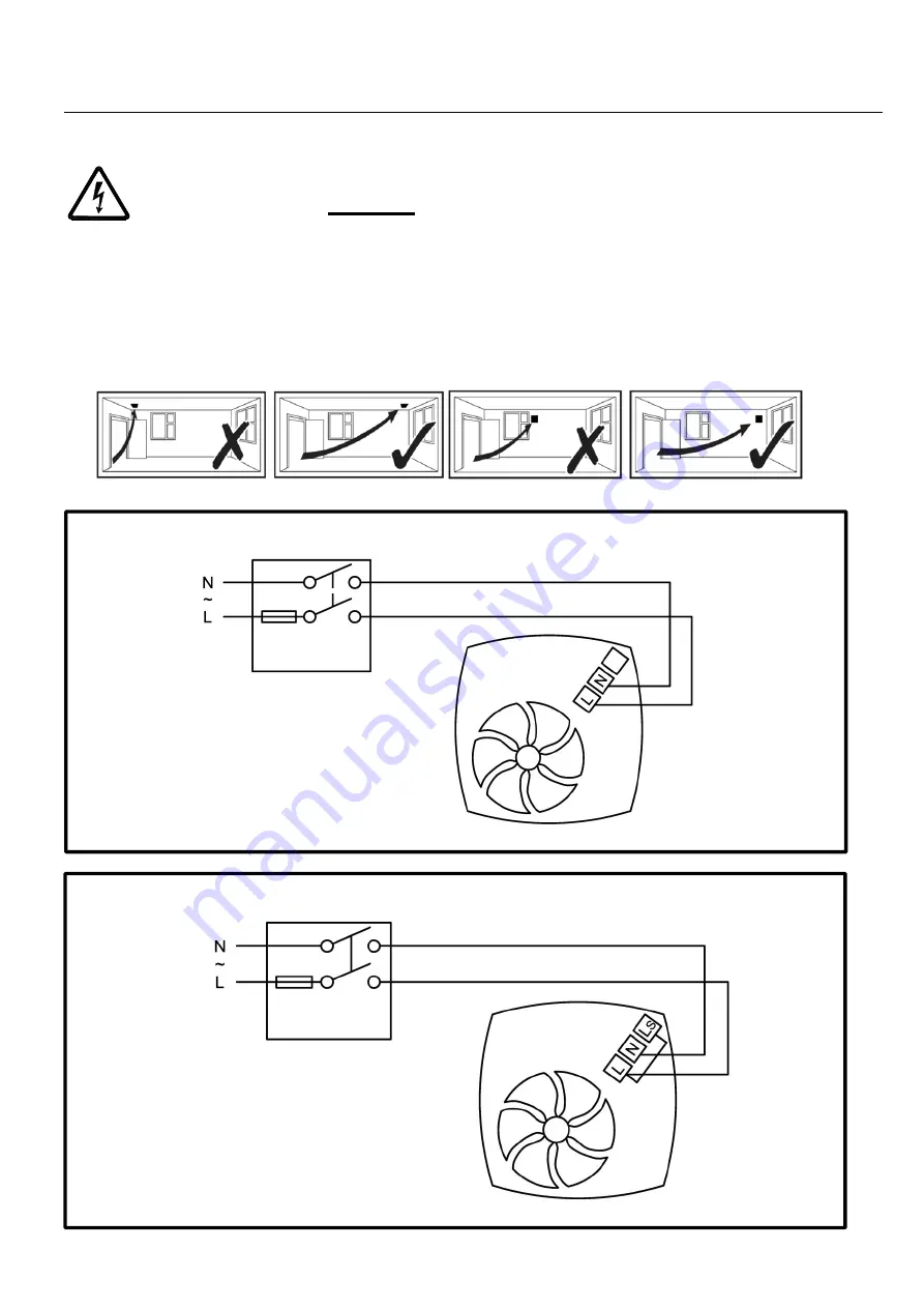 Manrose Quiet Fan Conceal X5 S Скачать руководство пользователя страница 5