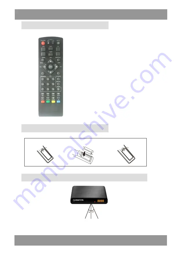 Manta DVBT013T2 User Manual Download Page 22