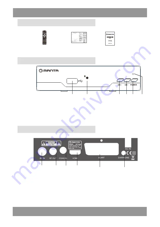 Manta DVBT06 Series User Manual Download Page 7