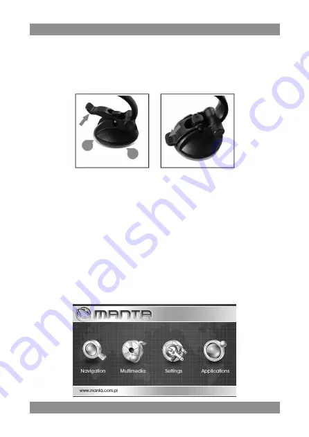 Manta Easy Rider GPS460 User Manual Download Page 12