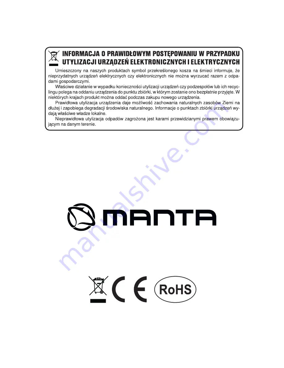 Manta MM284S Скачать руководство пользователя страница 20