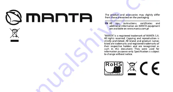 Manta SWT05BP User Manual Download Page 20