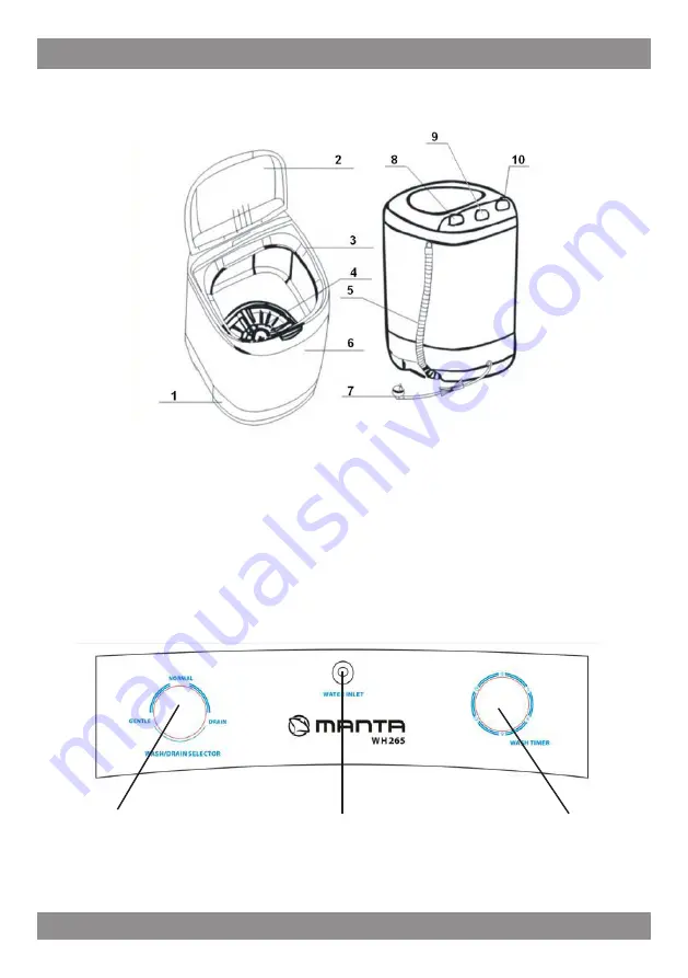 Manta WH265 Instruction Manual Download Page 12