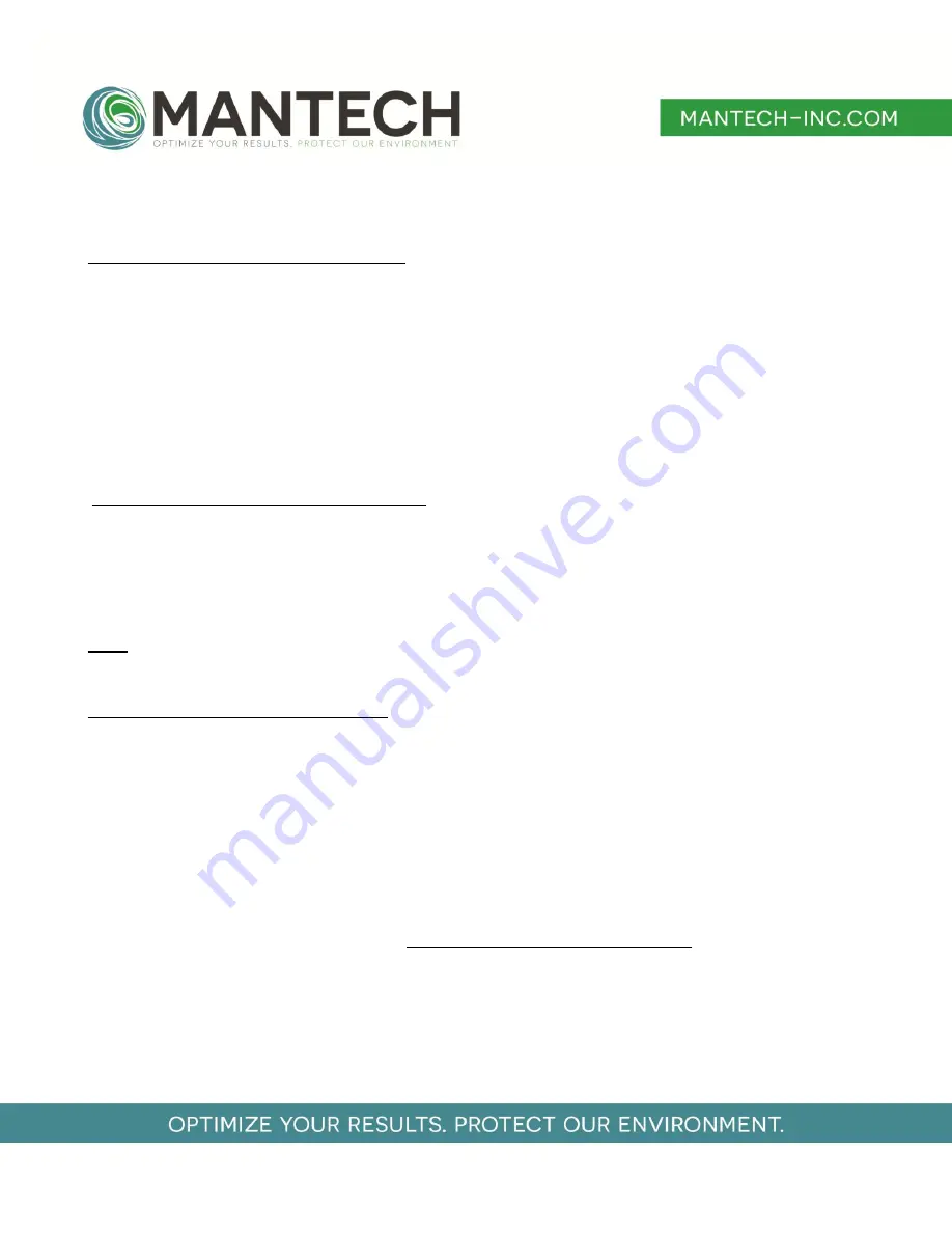 Mantech L100 PeCOD Operation Manual Download Page 17