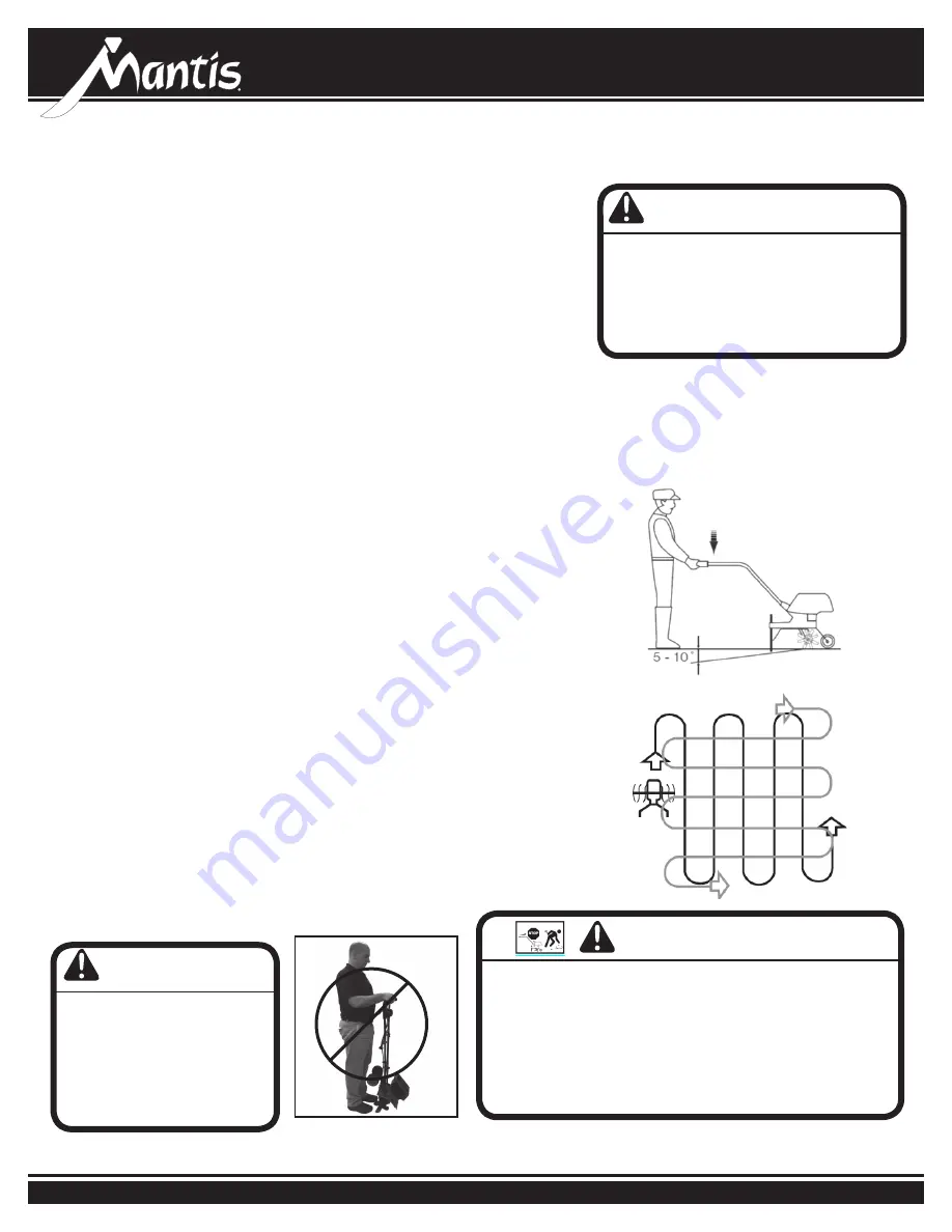 Mantis 3458-02 Operator'S Manual And Safety Instructions Download Page 14