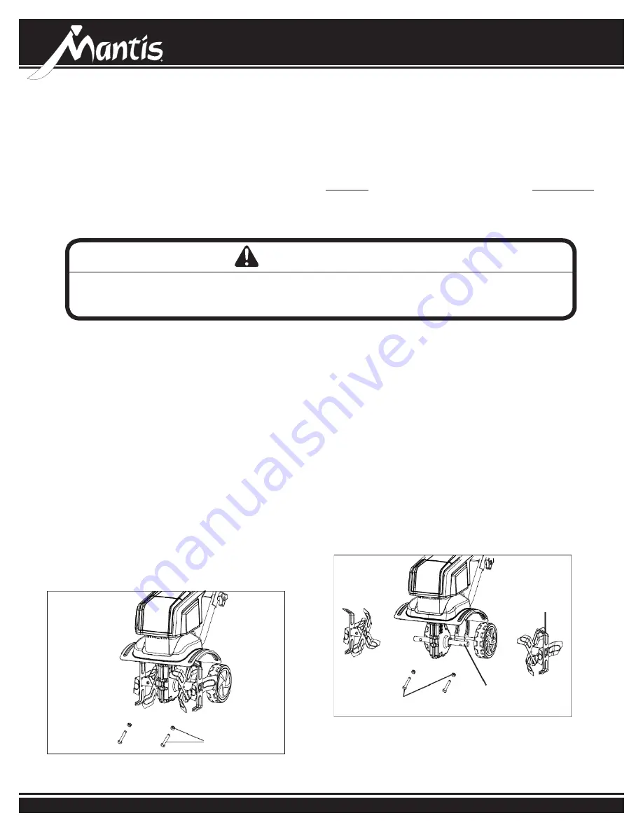 Mantis 3458-02 Operator'S Manual And Safety Instructions Download Page 16