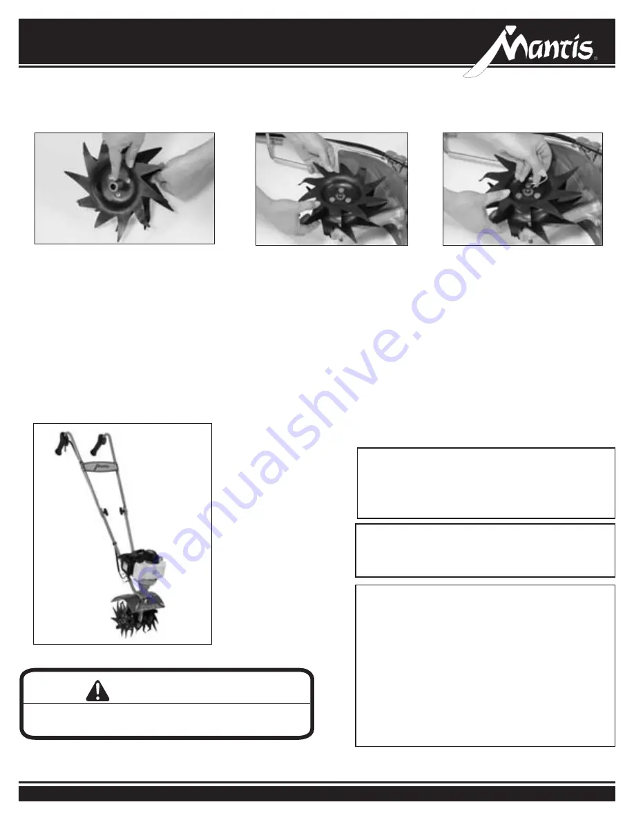 Mantis 7268 Operator'S & Parts Manual Download Page 29