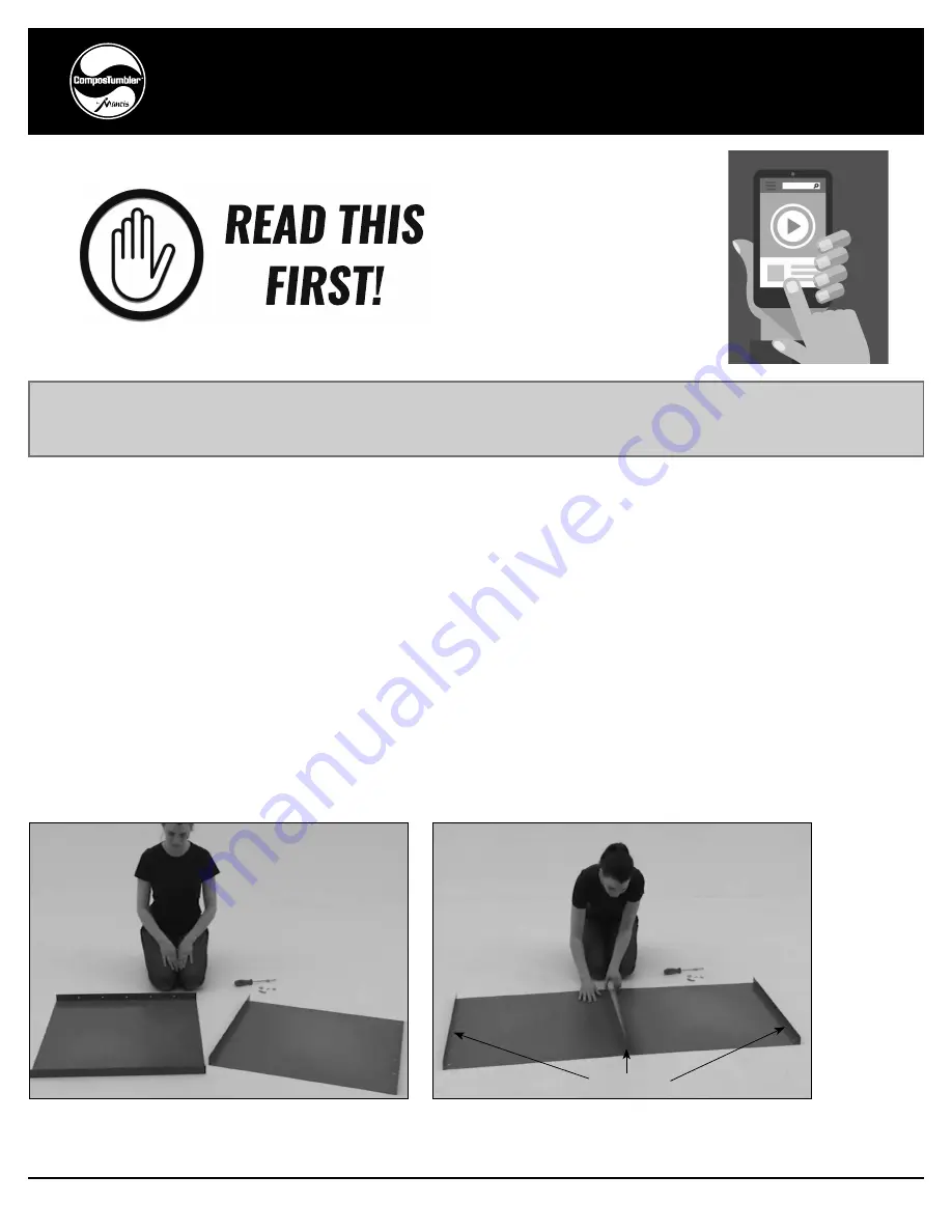 Mantis COMPACT ComposTumbler CT02001 Assembly Manual Download Page 4