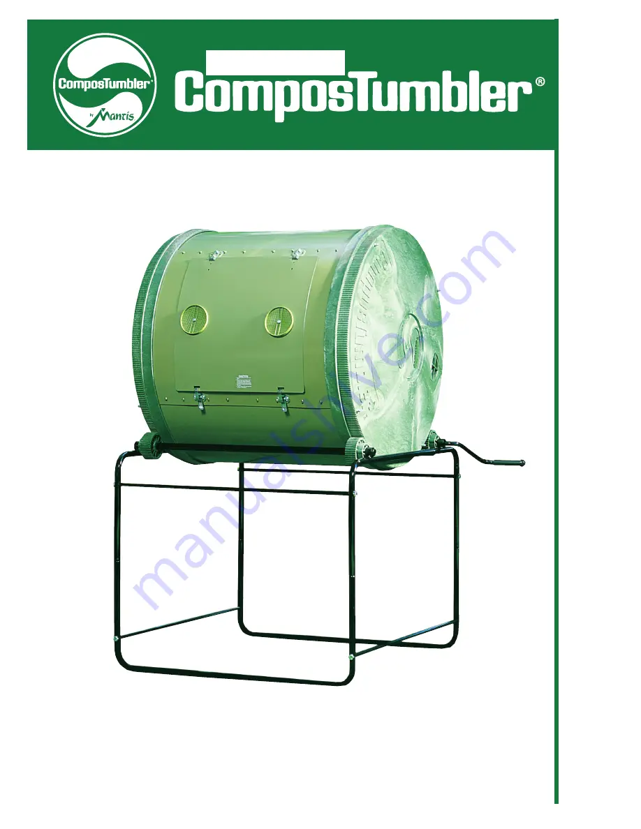 Mantis ComposTumbler CT01001 Assembly Manual Download Page 1