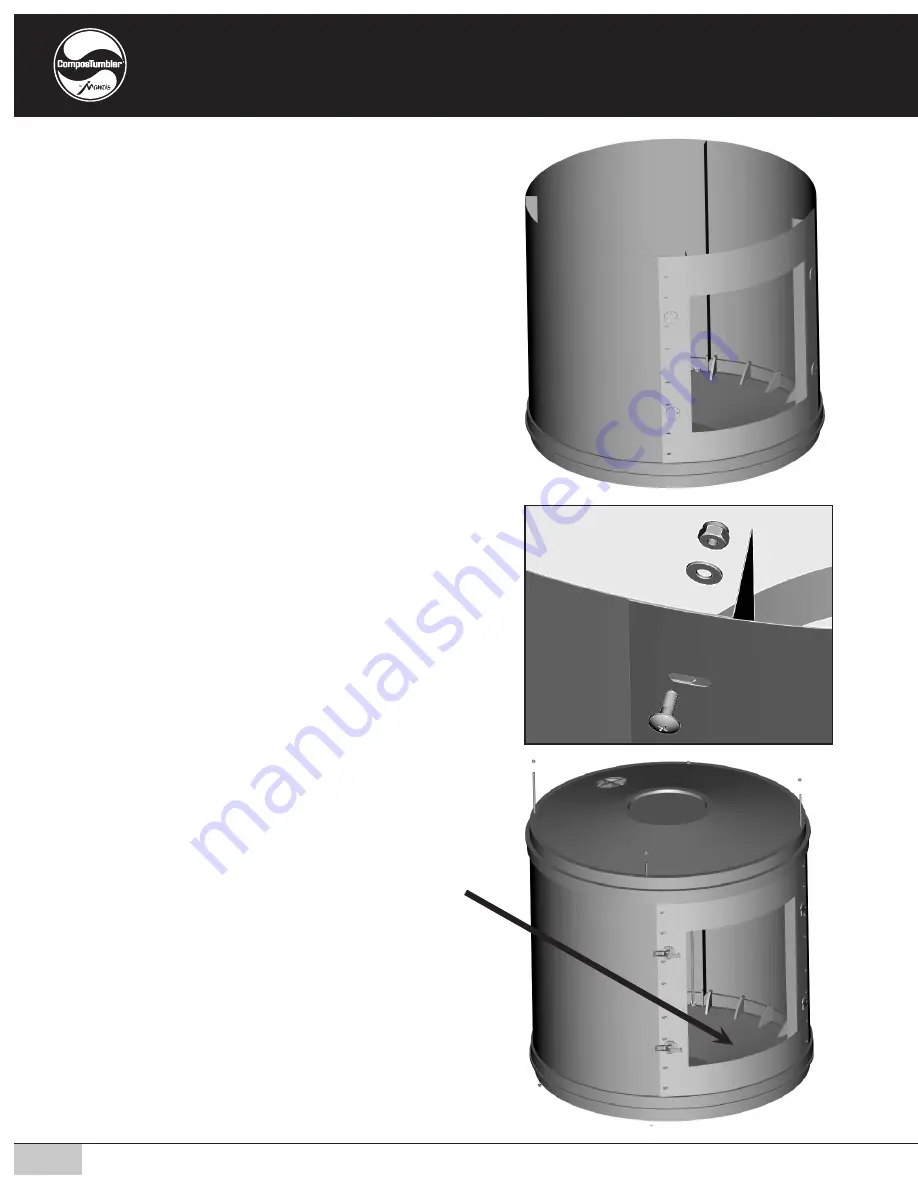 Mantis ComposTumbler CT01001 Assembly Manual Download Page 25