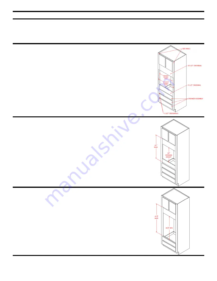 Mantra Oven Cabinet Instructions Download Page 1