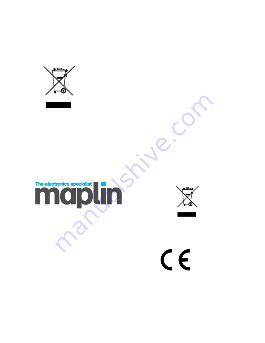 Maplin N73CG Operator'S Instruction Manual Download Page 7