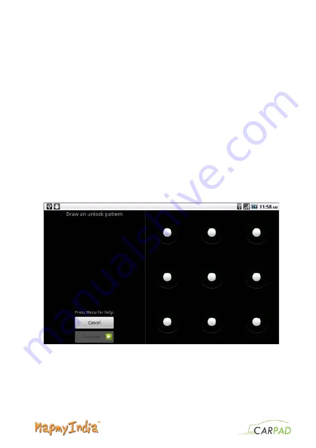 Mapmyindia CarPad Hardware User Manual Download Page 20