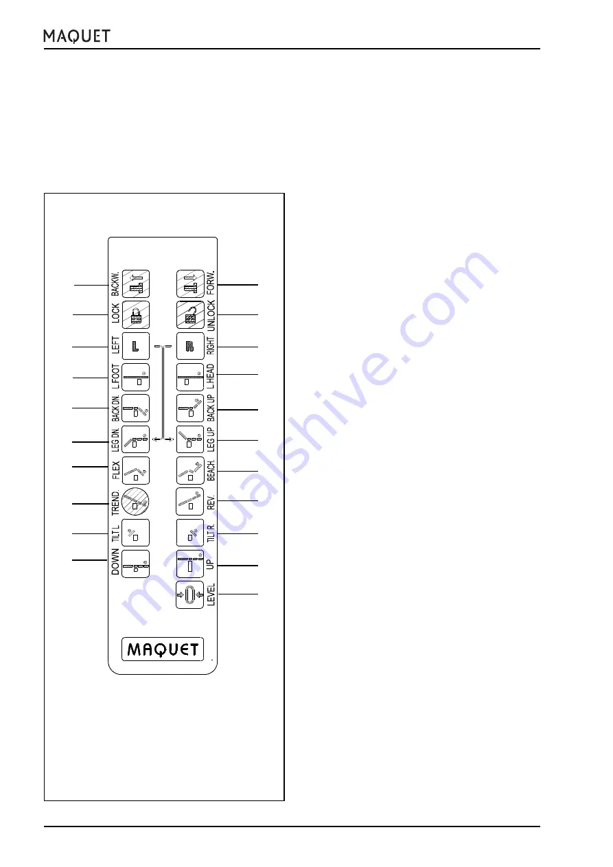 Maquet 1133.12B1 Operating Instructions Manual Download Page 10