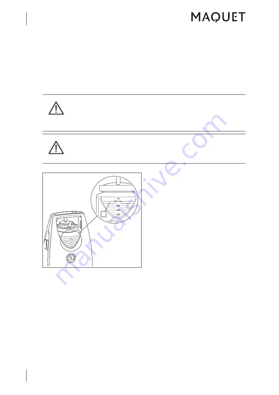 Maquet 5752 2345 Operating Instructions Manual Download Page 44