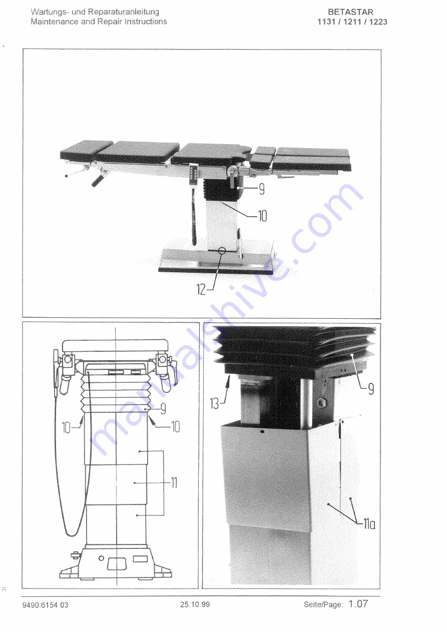 Maquet Betastar 1131 Скачать руководство пользователя страница 12