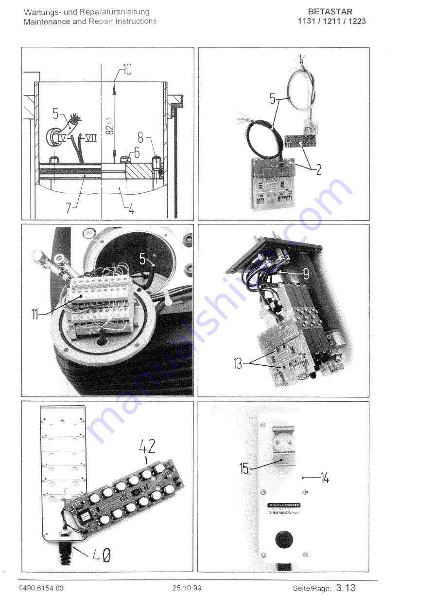 Maquet Betastar 1131 Maintenance & Repair Instructions Download Page 36