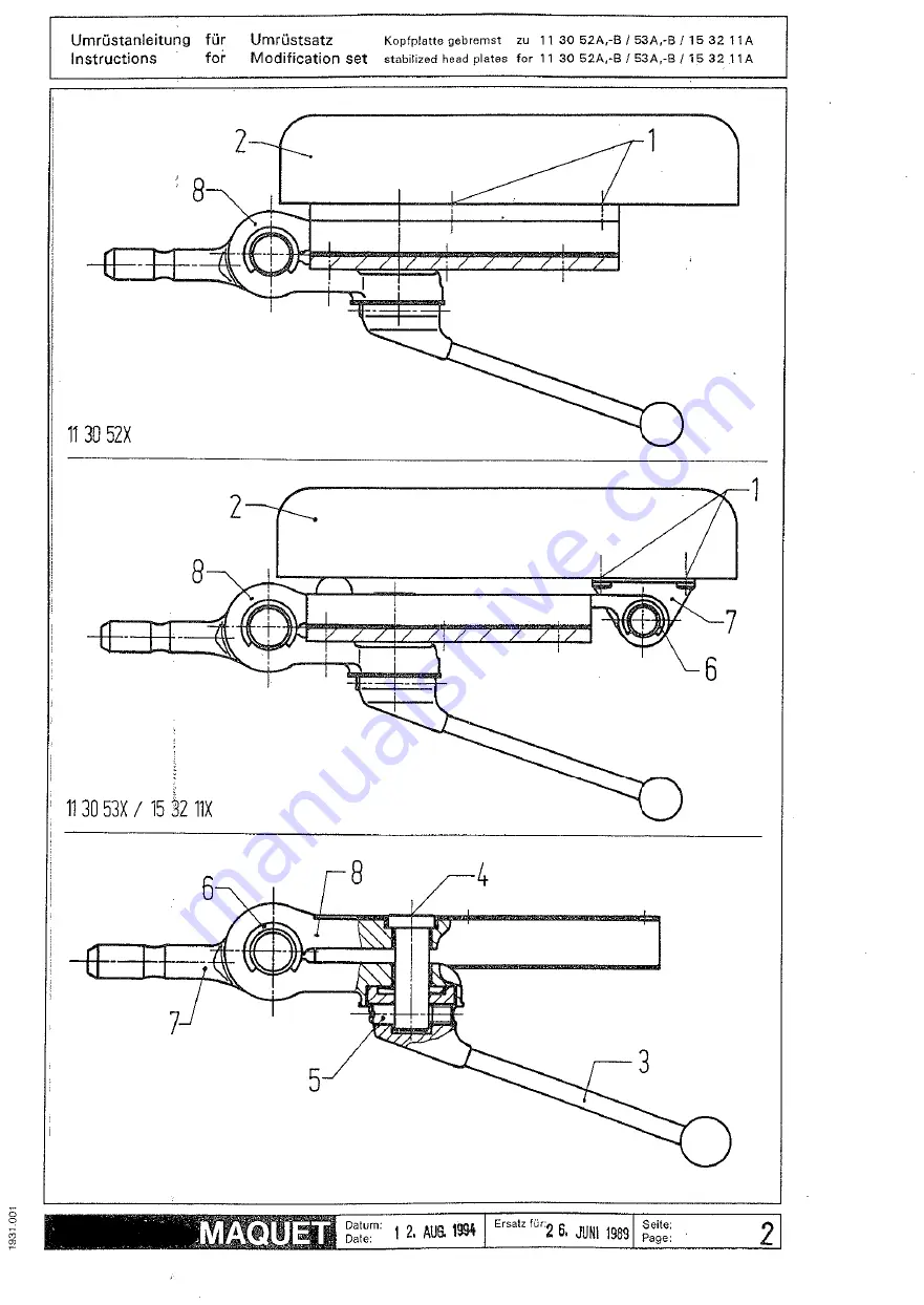 Maquet Betastar 1131 Maintenance & Repair Instructions Download Page 139