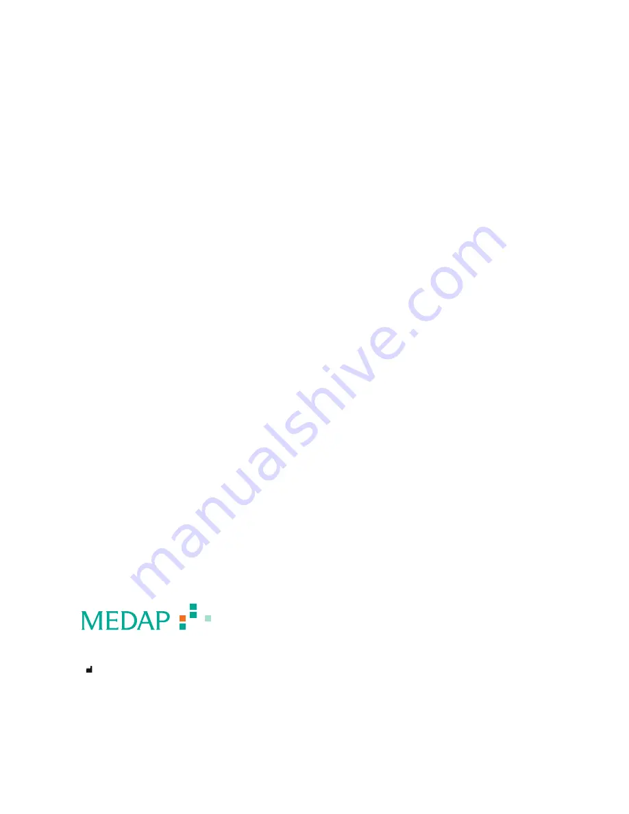 Maquet Medap Operating Instructions Manual Download Page 36