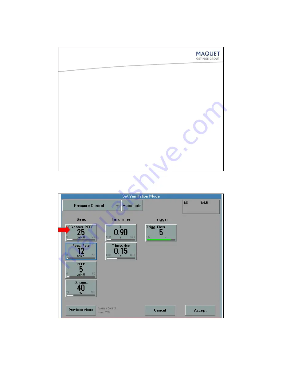 Maquet SERVO-i Скачать руководство пользователя страница 20