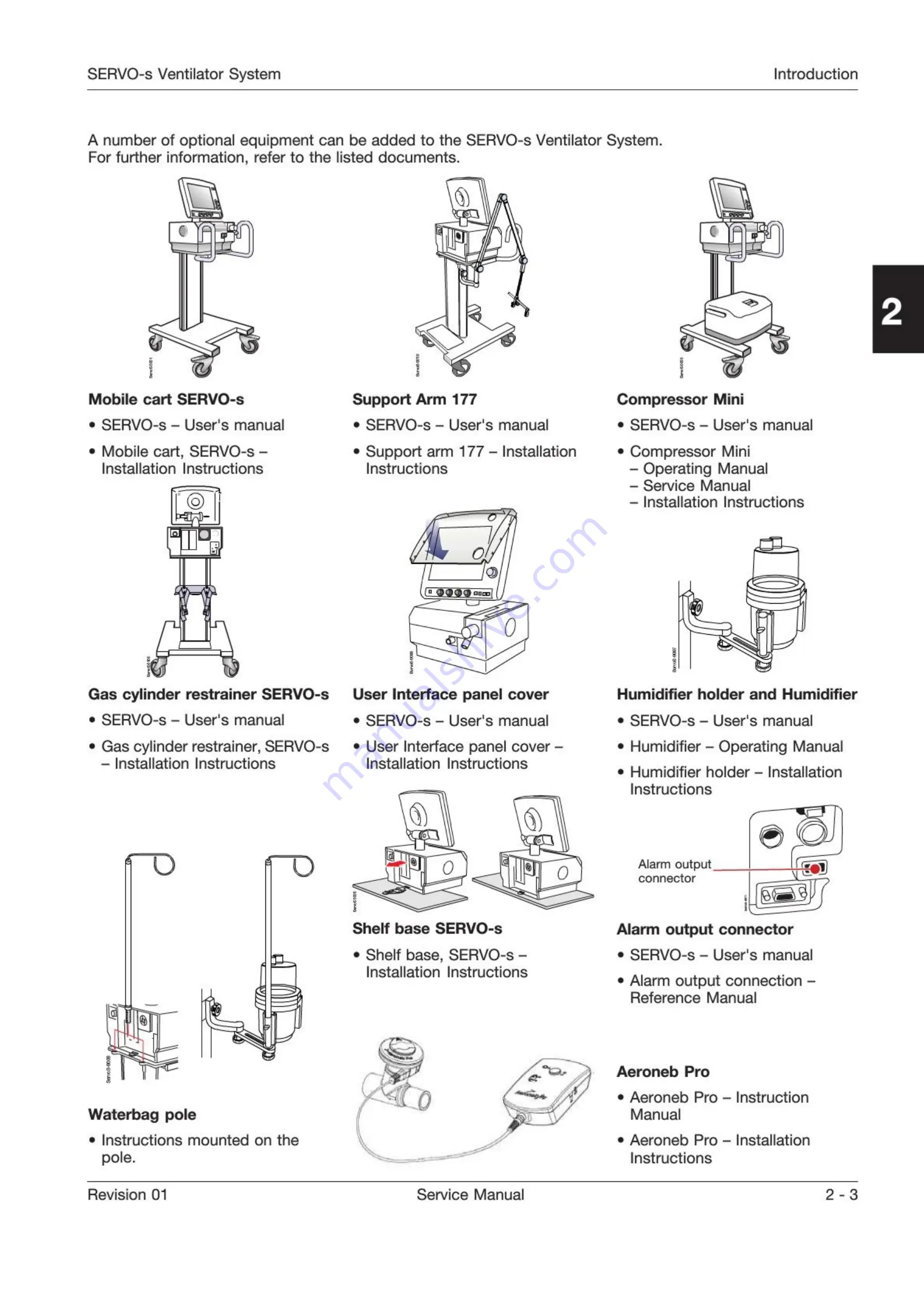 Maquet SERVO-s Service Manual Download Page 11