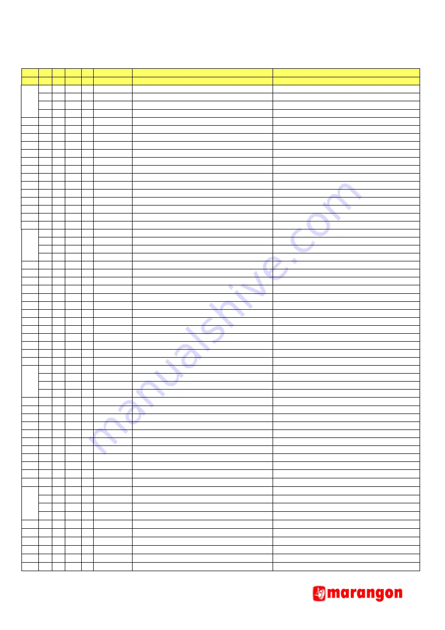 marangon Pendolare 210 Instruction And Maintenance Manual Download Page 42