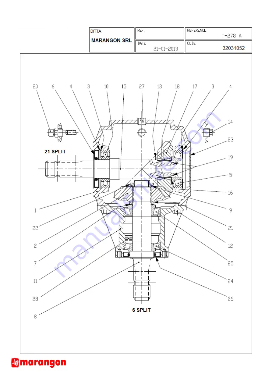 marangon Pendolare 210 Instruction And Maintenance Manual Download Page 73