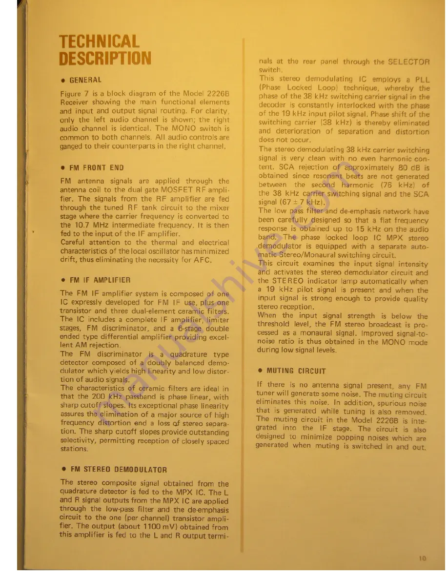 Marantz 2226B Handbook Of Instructions Download Page 11