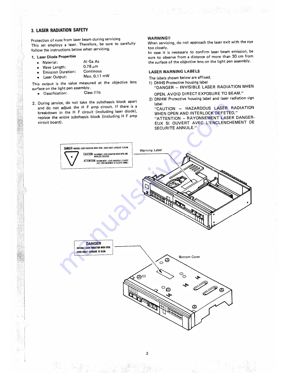 Marantz CD-84 Service Manual Download Page 8