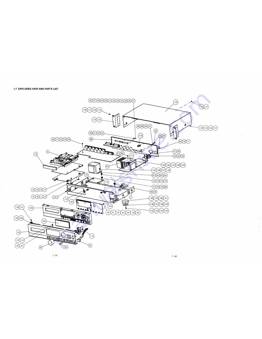 Marantz CDR615 Service Manual Download Page 35