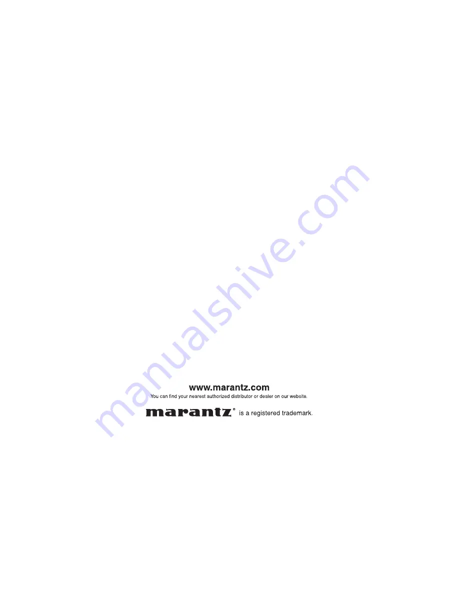 Marantz M-ER803 Owner'S Manual Download Page 60