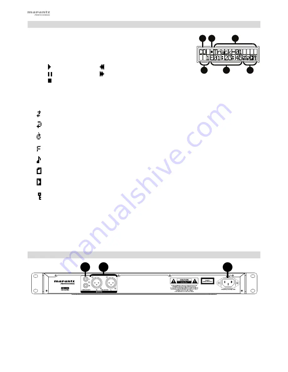 Marantz PMD-326C Скачать руководство пользователя страница 16