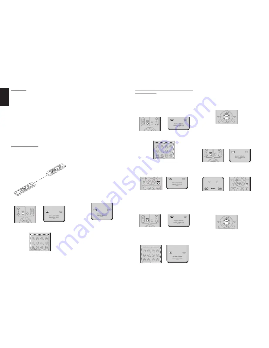 Marantz RC101 User Manual Download Page 11