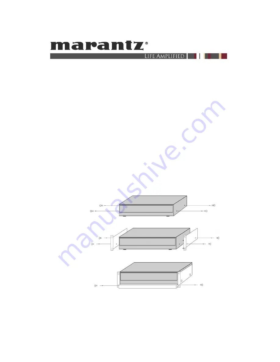 Marantz RMK6504SR Installation Instructions Download Page 1