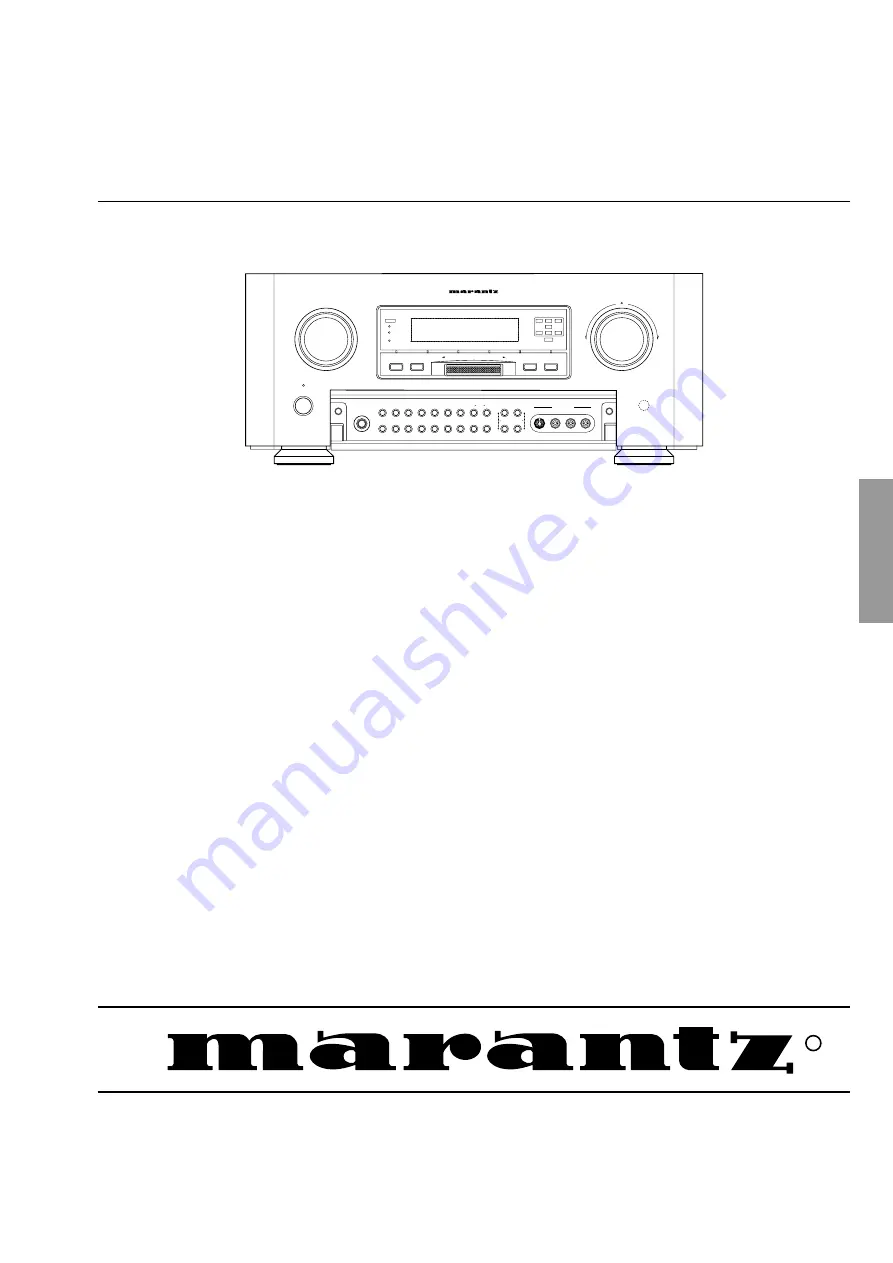 Marantz SR-14 Service Manual Download Page 1