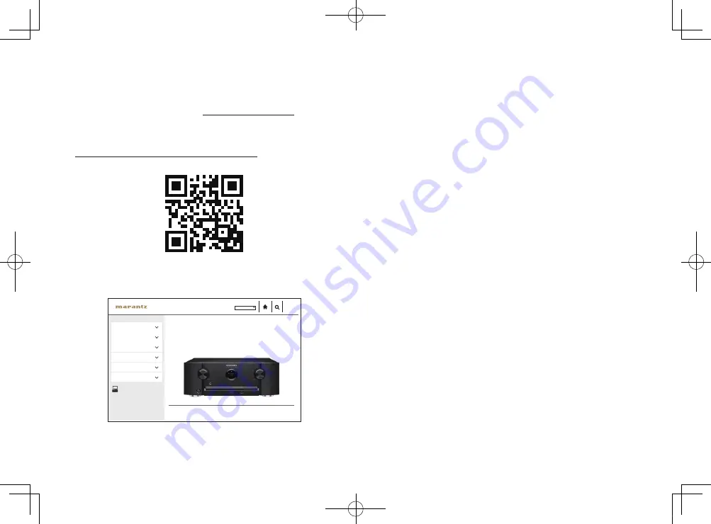 Marantz SR5013 Quick Start Manual Download Page 12